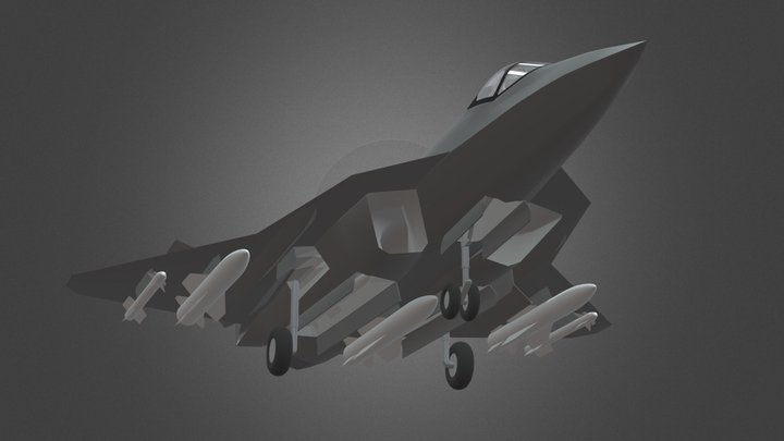 E-51 External Payload SEAD 3D Model