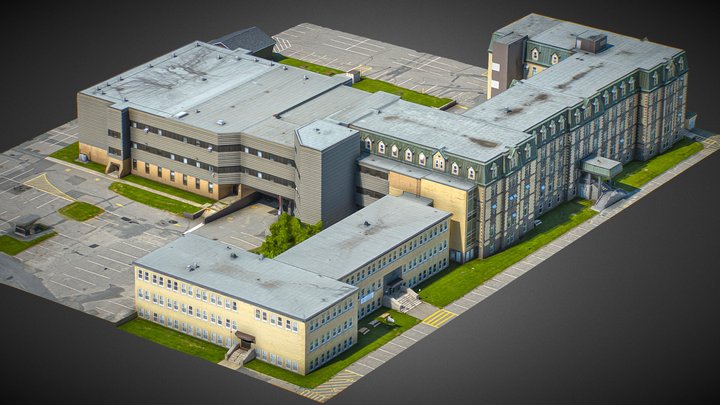 CCNB - Campus de Bathurst - Community college – Modelo 3D gratuito STL