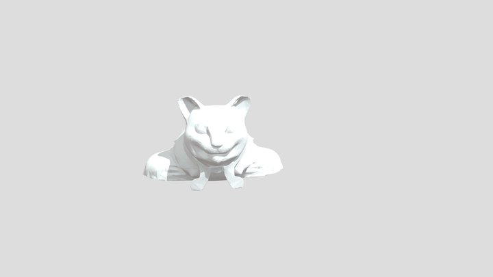 Старый кот бу 3D Model