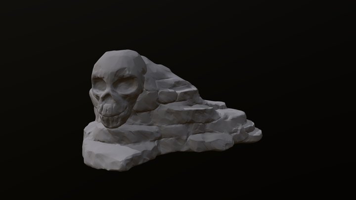 SkullMountain 3D Model