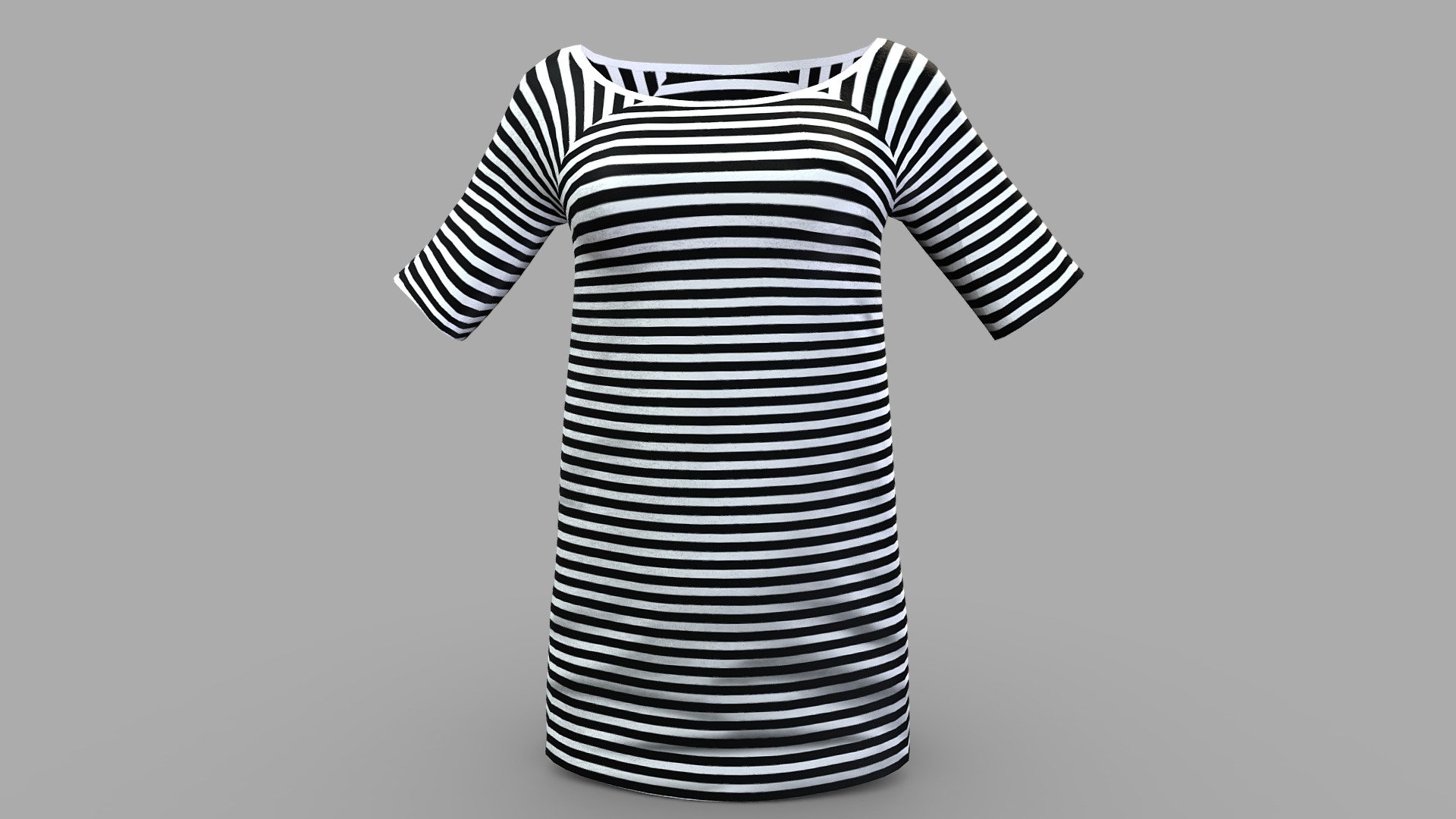 Female T- Shirt Dress - Buy Royalty Free 3D model by 3dia [bb724bc ...