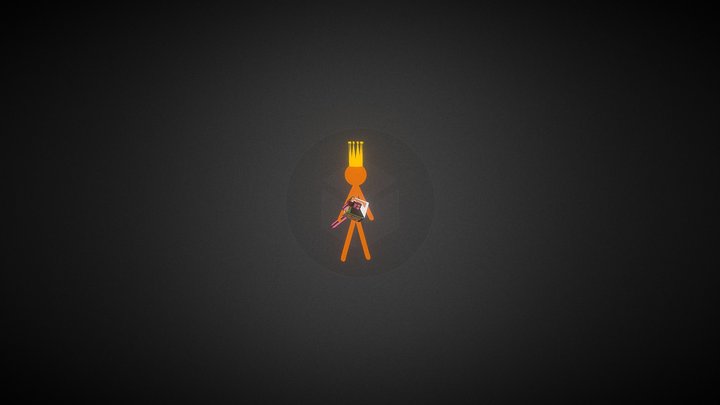 King Orange 3D model 3D Model