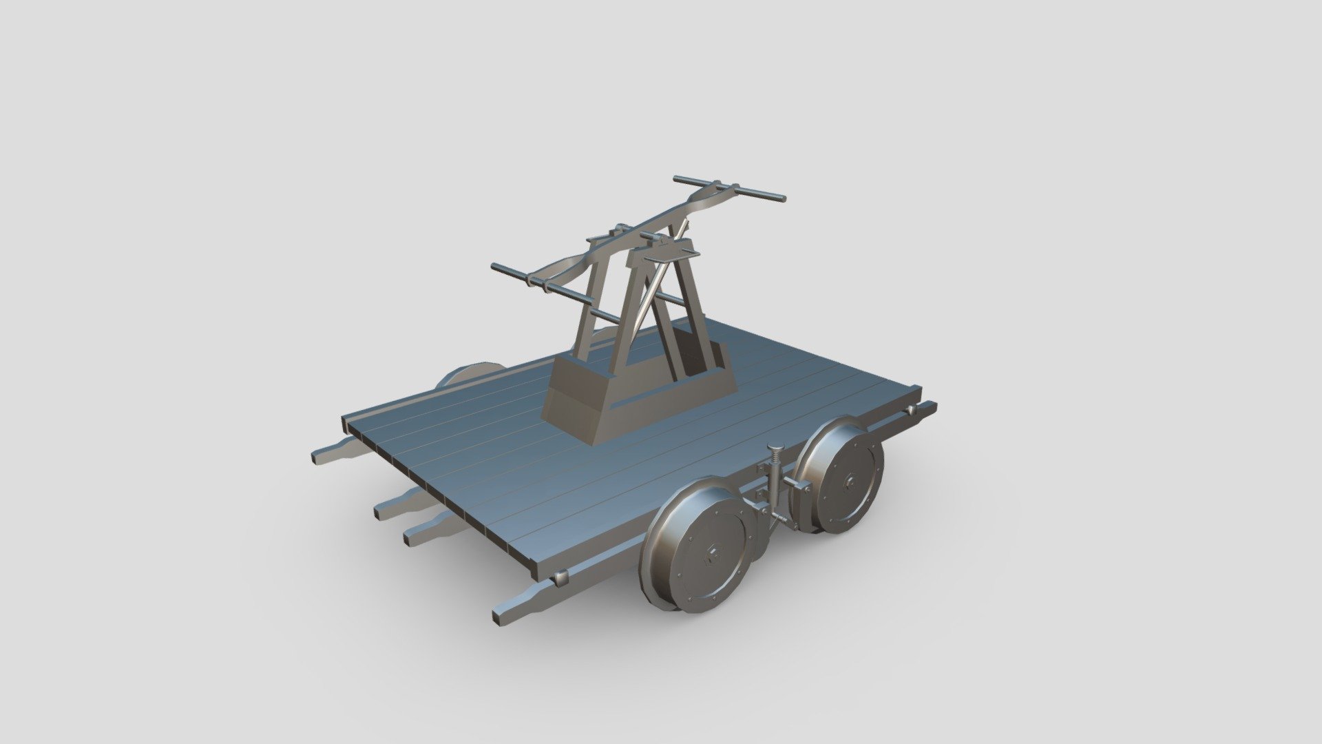 Railway Handcar - 3D model by Veli Can KODAL (@velicankodal) [bb74152 ...