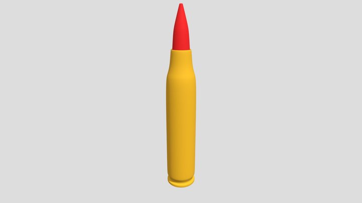 5.56mm NATO 3D Model