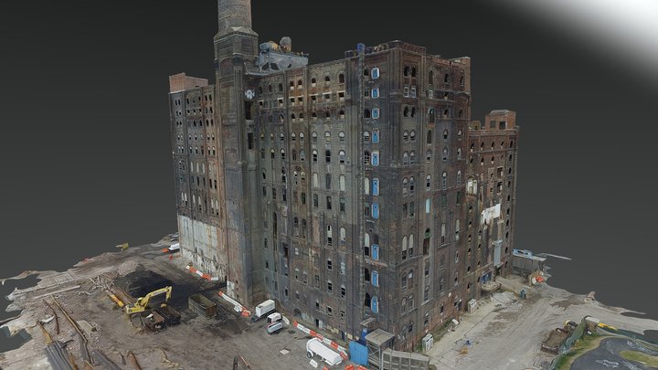 Domino Sugar Factory Brooklyn 3D Model