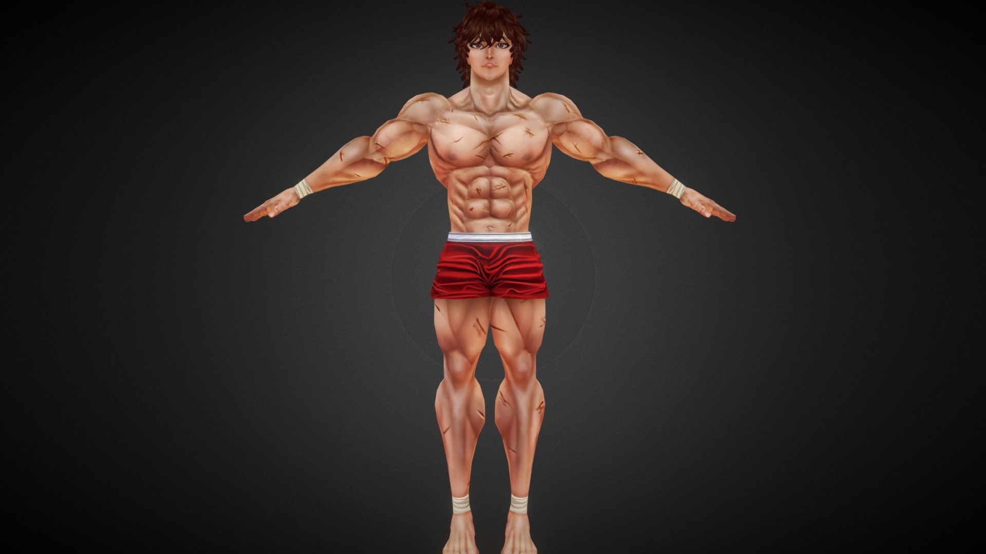 Charactere BAKI 3D model