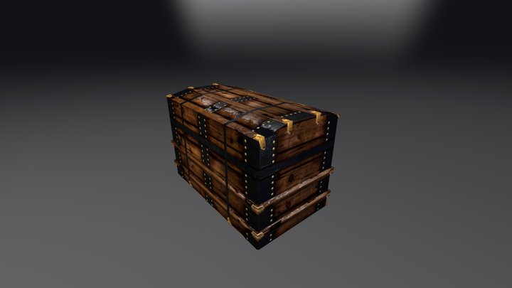 pirate chest.obj 3D Model