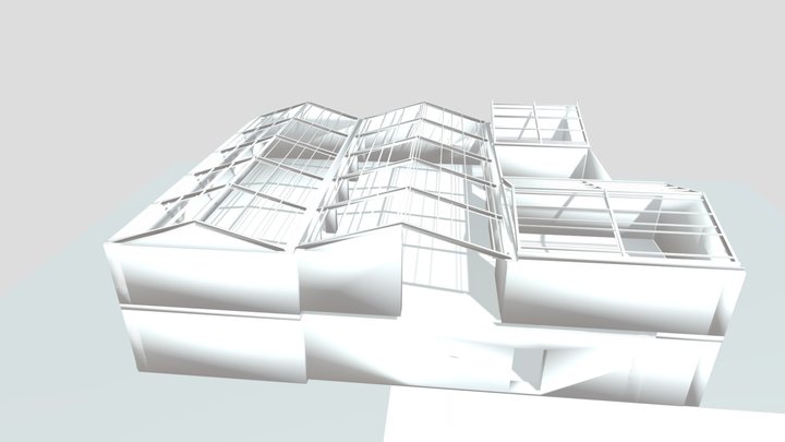Estructura Cubierta Los Callejones 01 3D Model