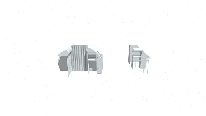 Airplane Galley 3D 3D Model