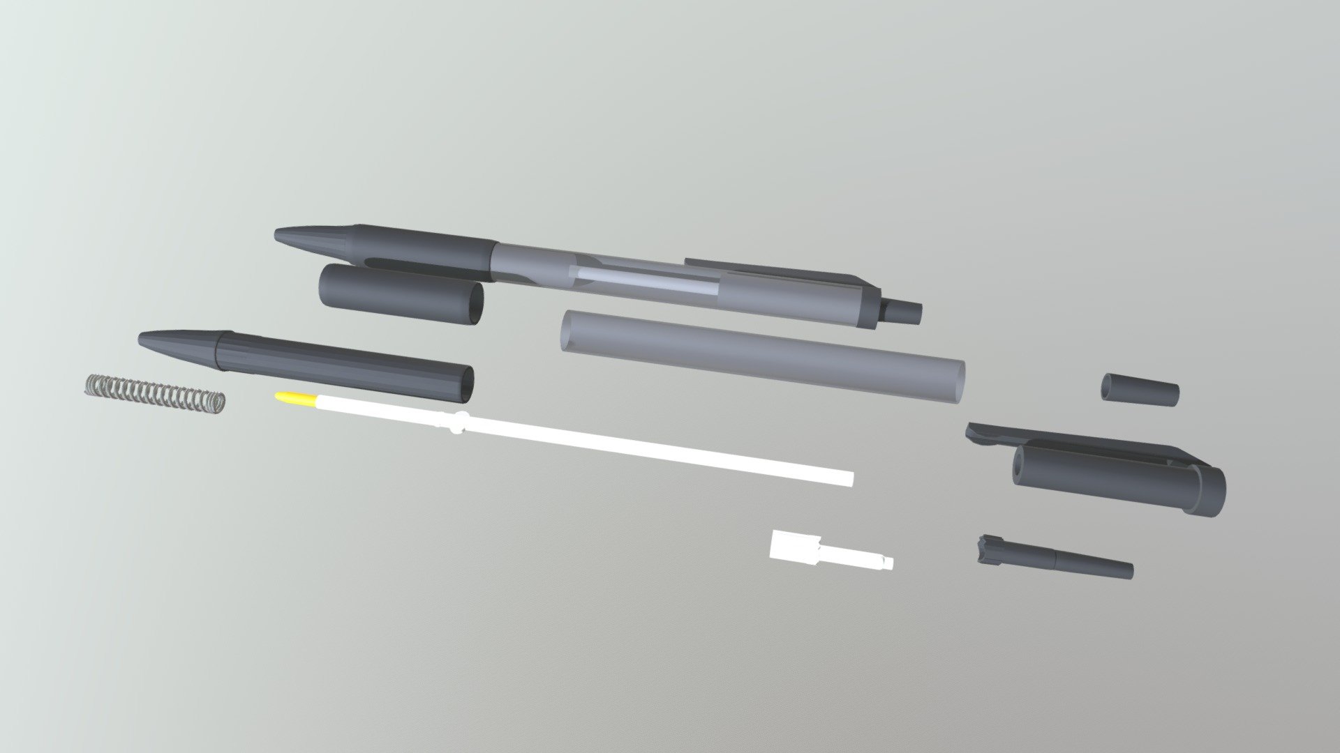 Pen Model - 3D model by Amanda Schiavone (@ans367) [bb757fe] - Sketchfab