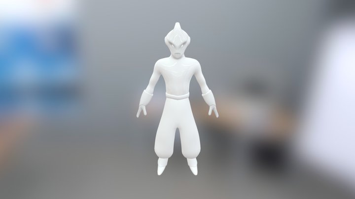 Kid Buu 3D Model
