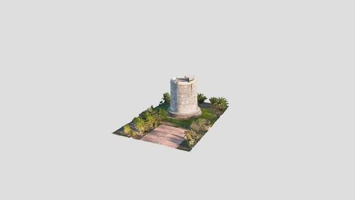Torre de Isla Canela 3D Model