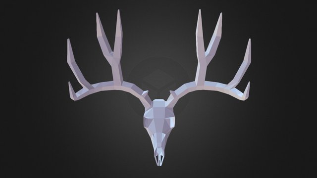 Deer Skull 3D Model