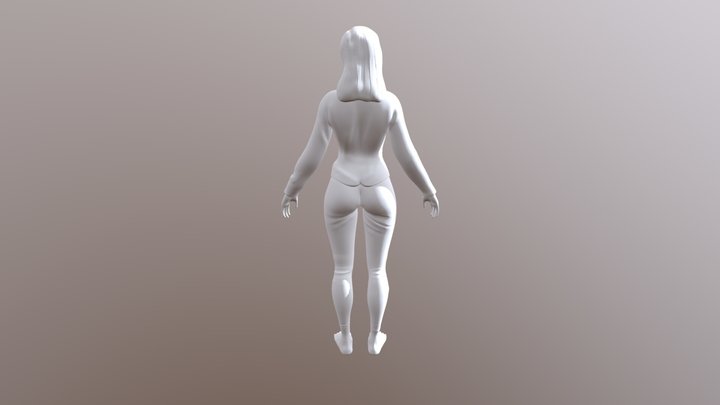 Stylised Woman 3D Model