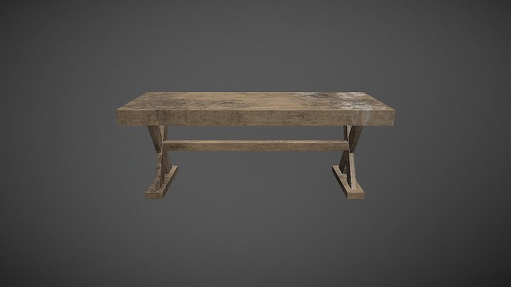 Viking Table 3D Model