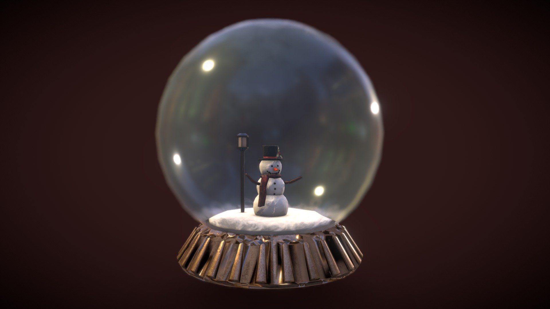 Snow Globe Download Free 3D Model By Kand8998 KaitlynAndrus 