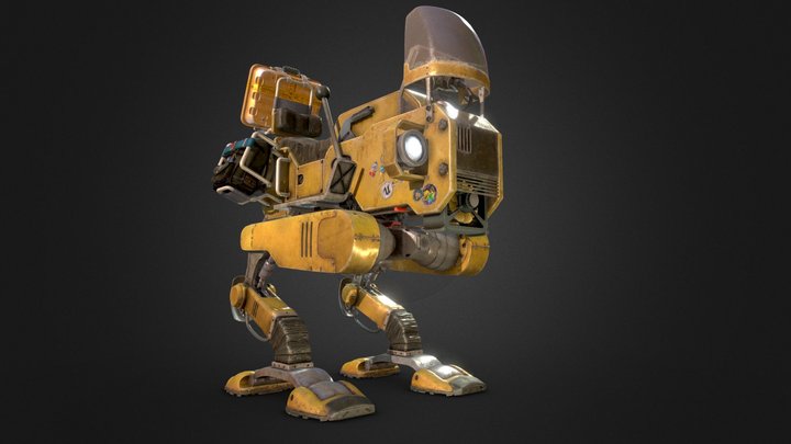 Mech Cargo Carrier (2022) 3D Model