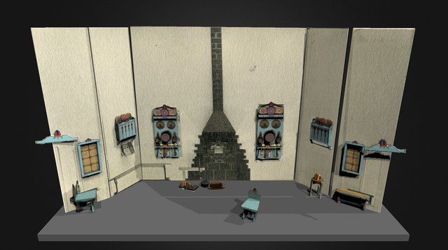 Toldi - Nemzeti Bábszínjáték Jelenet1 3D Model