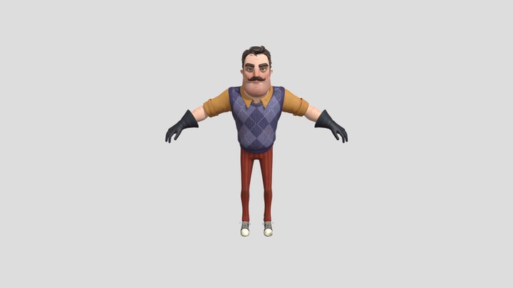 Hello Neighbor Search and Rescue Neighbor 3D Model