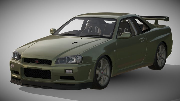 Nissan-skyline-gtr-r34 3D models - Sketchfab
