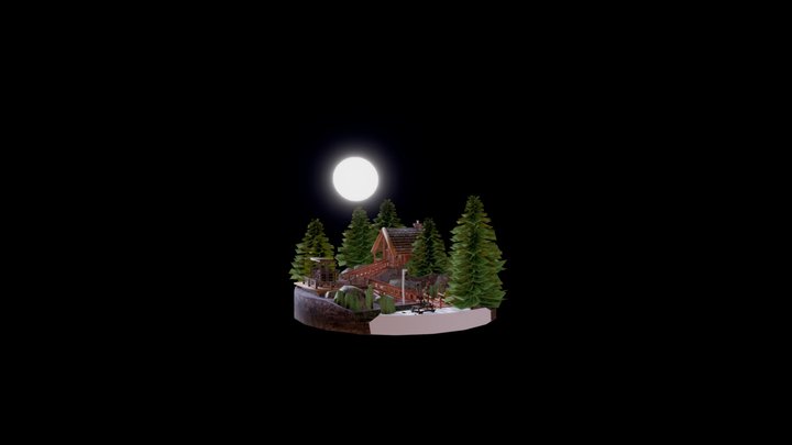 HOUSE IN THE FOREST 3D Model