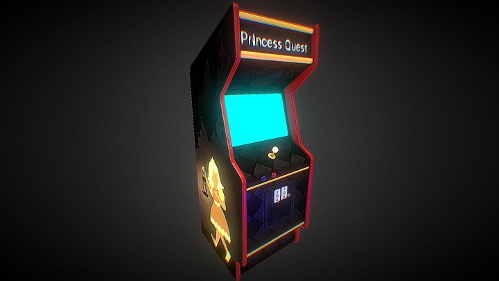 FNAF - Security Breach - Princess Quest 1 3D Model