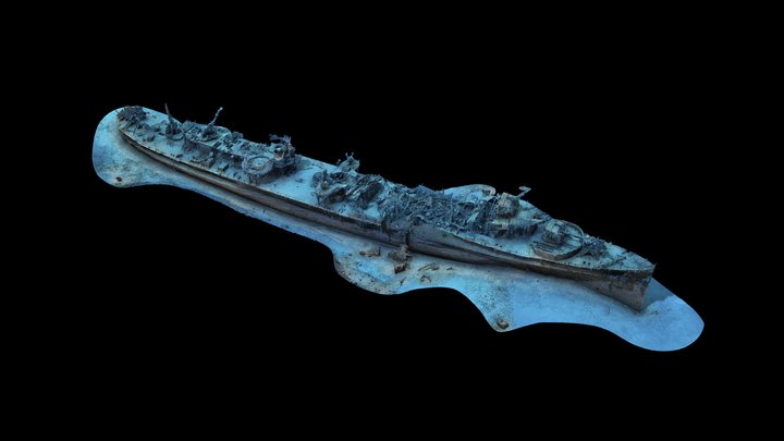 USS Lamson (DD-367) 3D Model