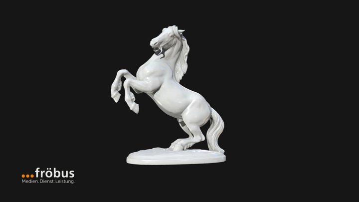 Porzellanpferd 3D Model