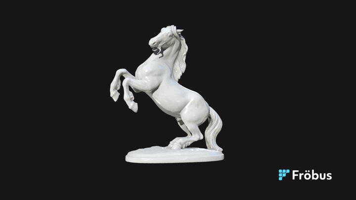 Porzellanpferd 3D Model