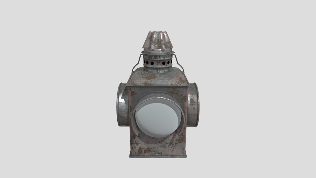 Old Railroad Switching Lamp
