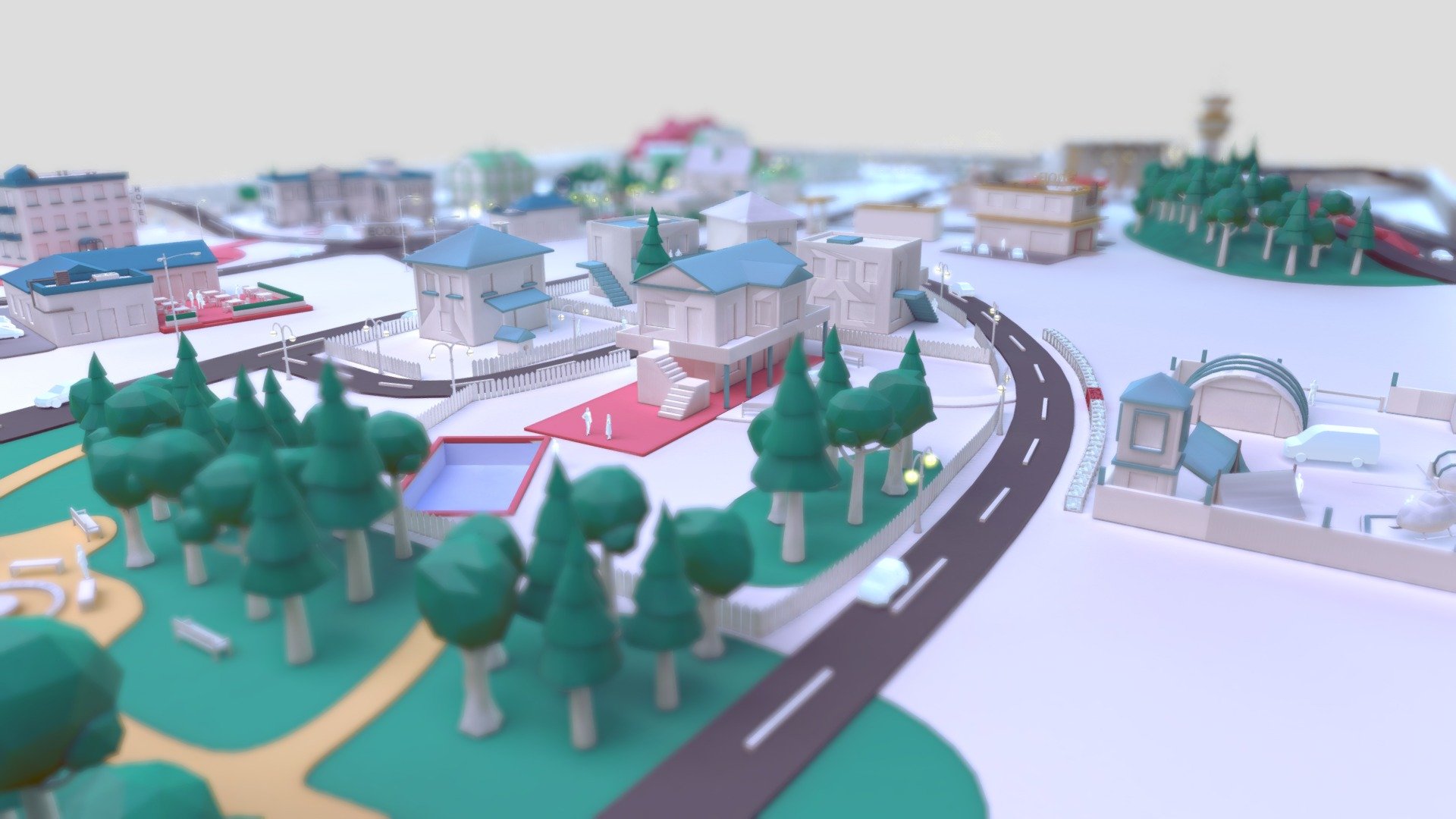 City Map - 3D model by ATP-Voiries [bb7ec9a] - Sketchfab
