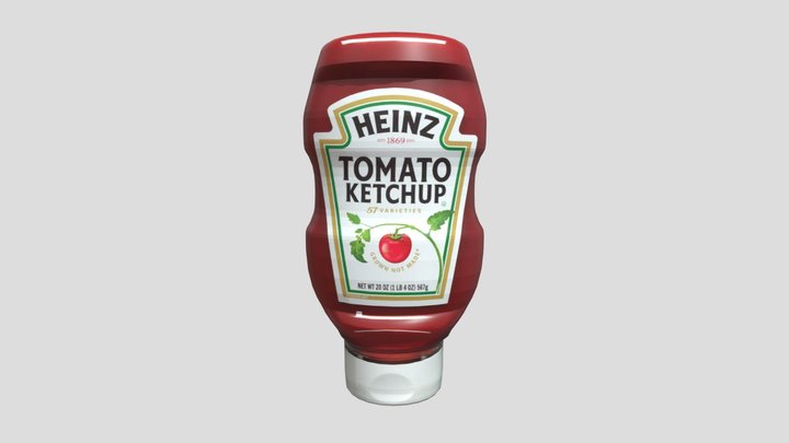 HeinzKetchup 3D Model