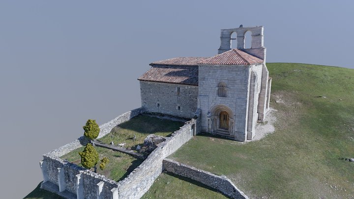 San Pantaleón de Losa (s. XIII) - Ermita 3D Model