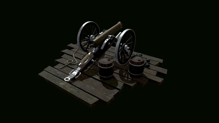 cannon 3D Model