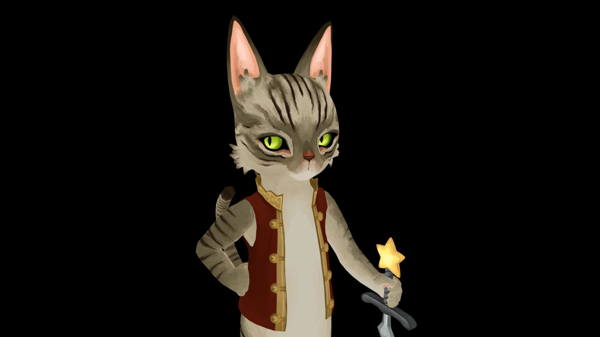 Kip the Cat - 3D model by sina.rots [bb80e88] - Sketchfab