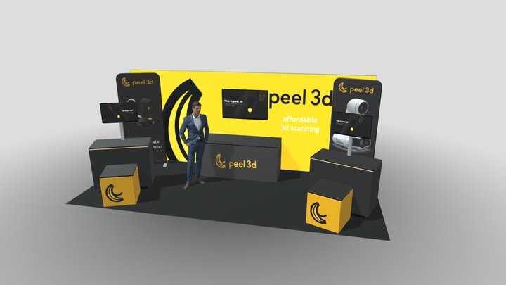 SKYLINE_ENTOURAGE_PEEL_3D_BOOTH_10X20_2022-06-23 3D Model