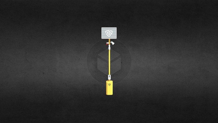 Poste de Seguridad 3D Model