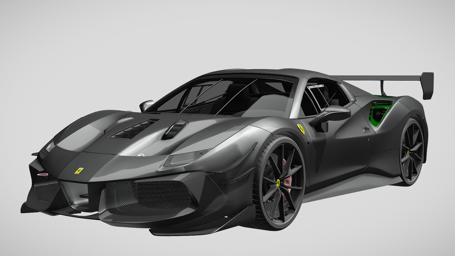 Ferrari GTB 488 EVO Spider - Buy Royalty Free 3D Model By Creator 3D ...