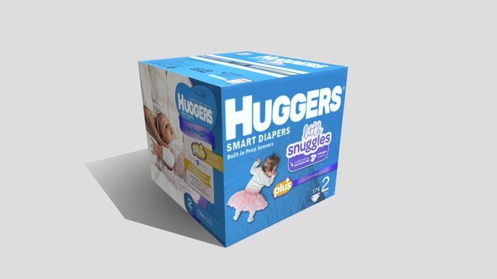 Diapers - Huggers 3D Model