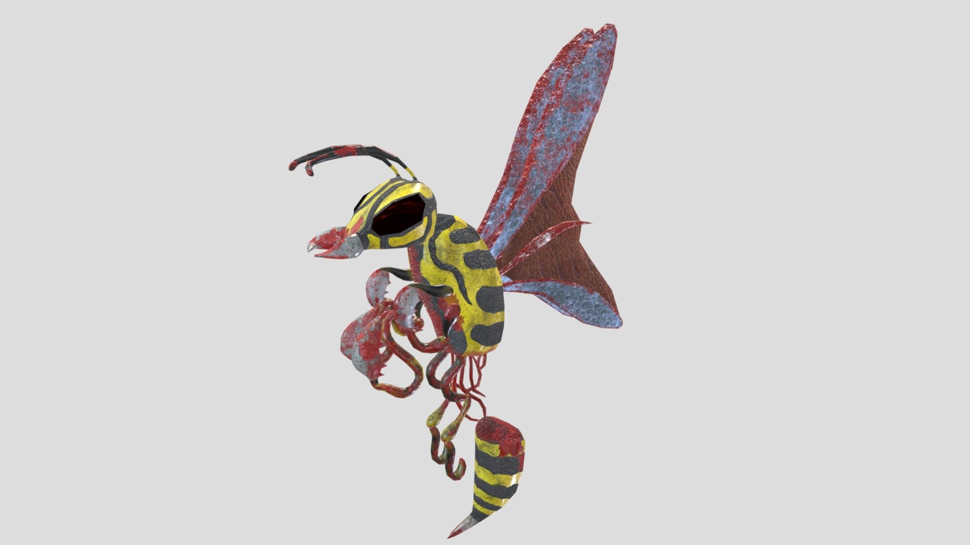 BeeZombie 3D model by Zhanna_Mikhno [bb856cc] Sketchfab