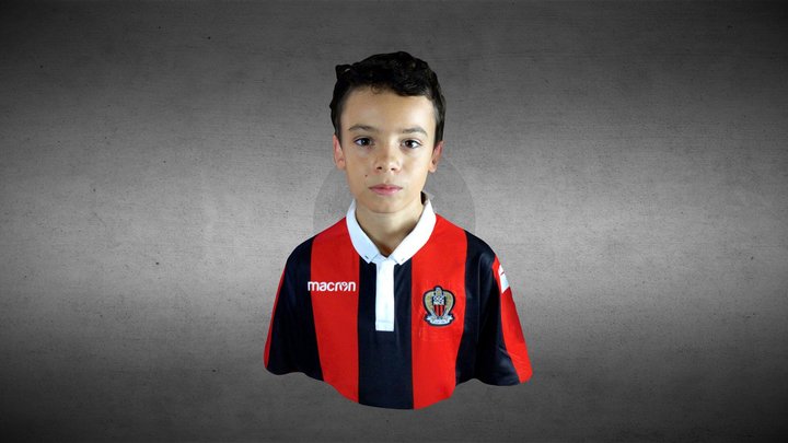Soccer boy 3D Model
