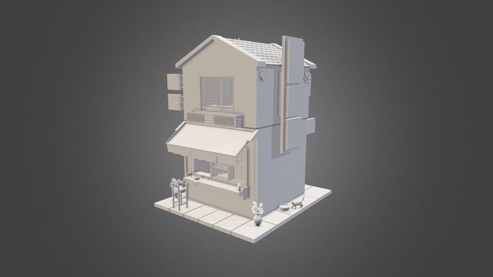 Cake Shop 3D Model