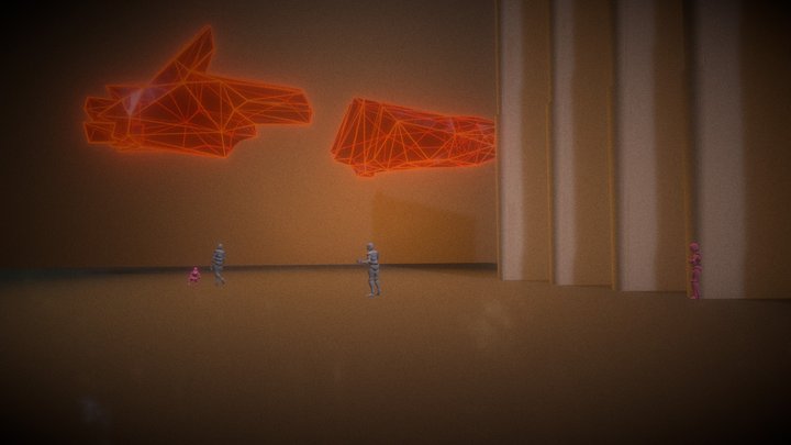 RTJ4 Hand Remix Challenge- Shattered/Illuminated 3D Model