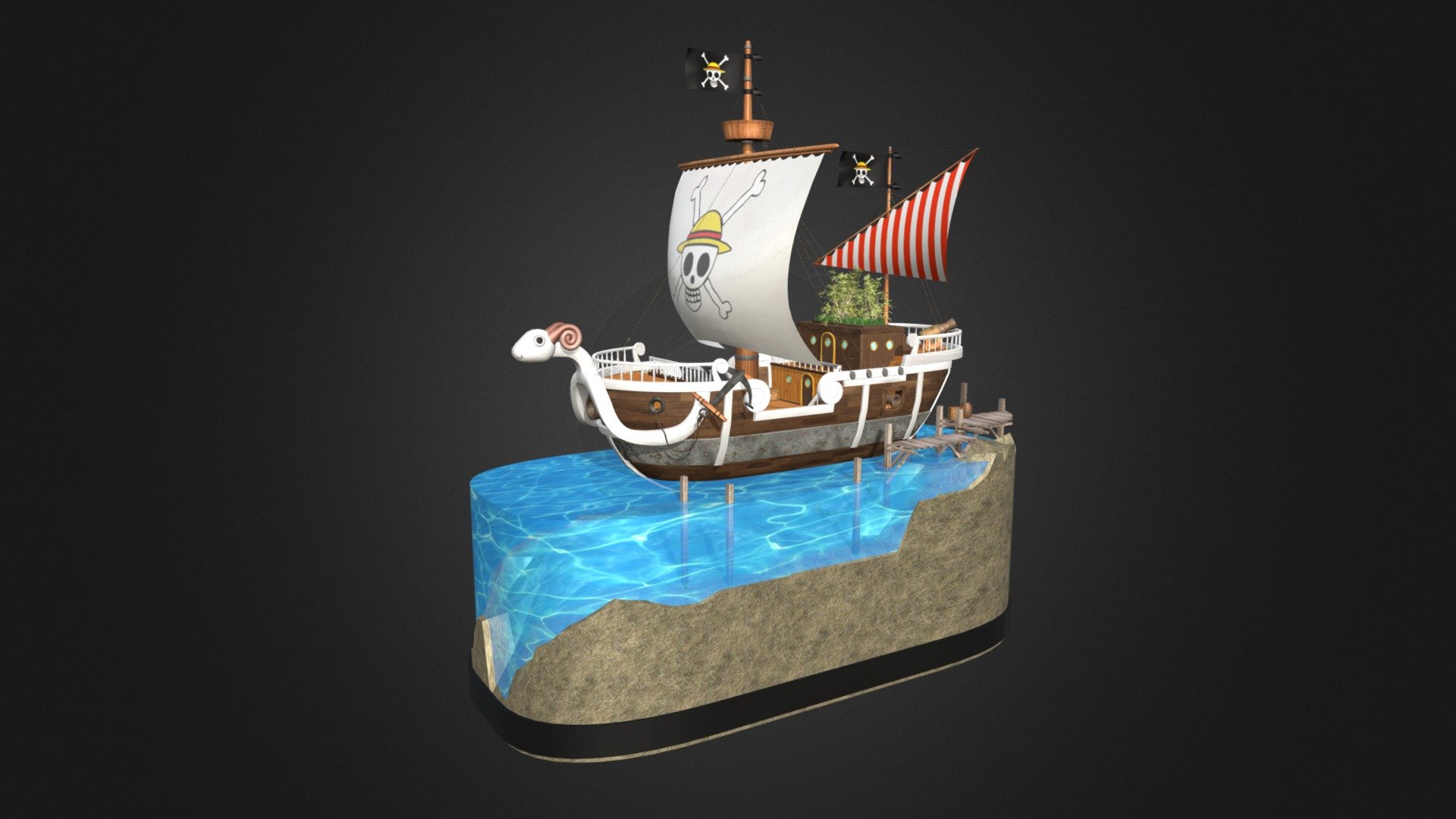 Going Merry - One Piece by DSZarts 3D model