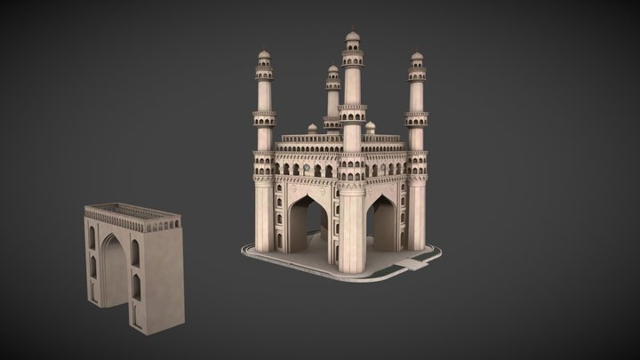 Charminar 3D Model