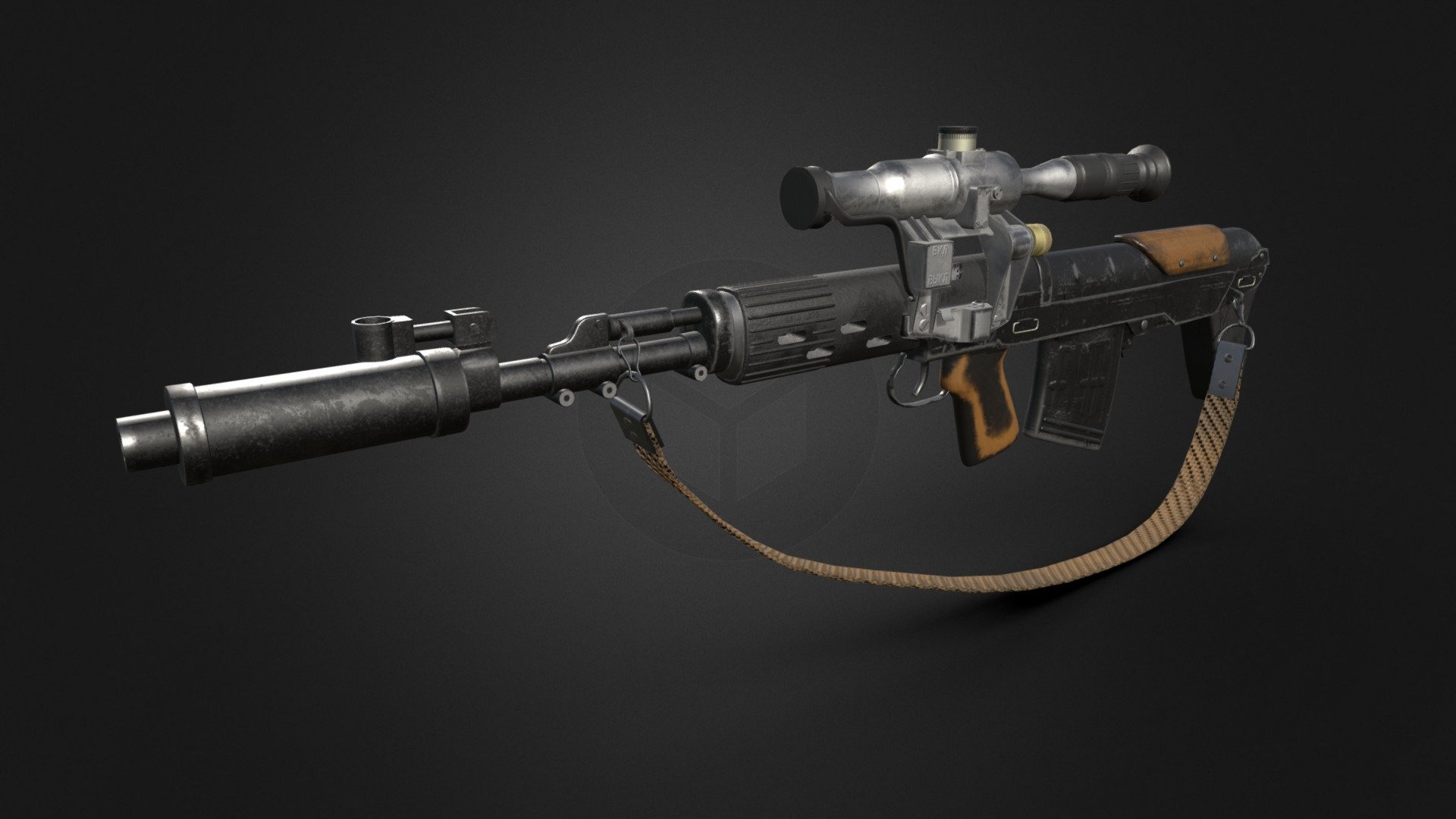 SVU (СВУ) "old model" - 3D model by SELEVON [bb8a072] - Sketchfab