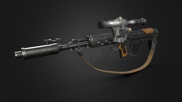 SVU (СВУ) "old model" 3D Model