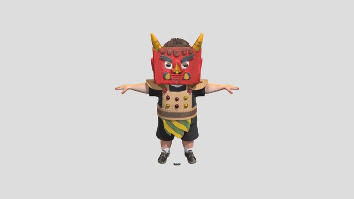 Mask Warrior 3D Model