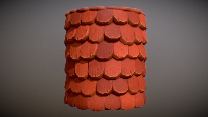 Stylized Roof 3D Model