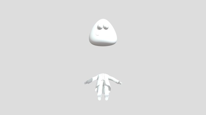 Pou Costumizable 3D model 3D printable